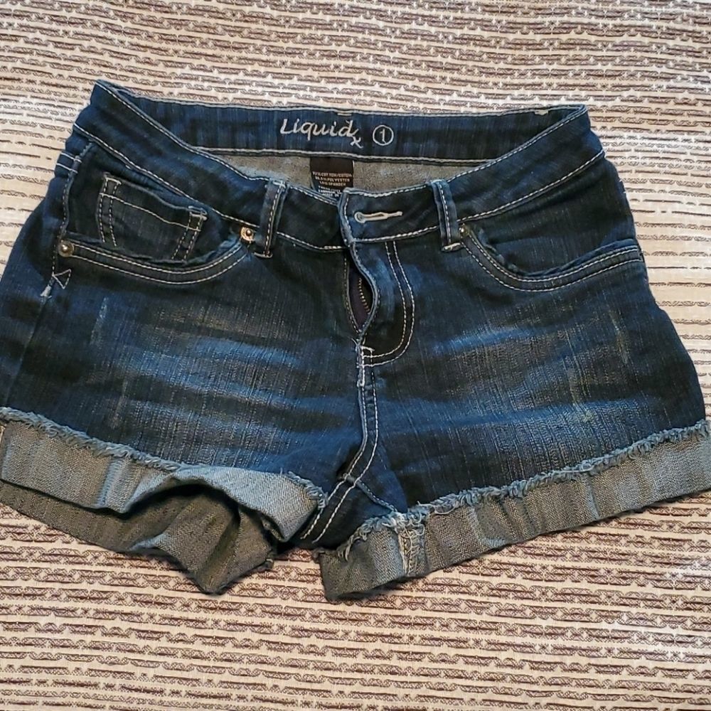 Liquid Jean shorts